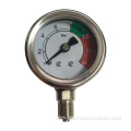 bicycle pump pressure gauges with back connection